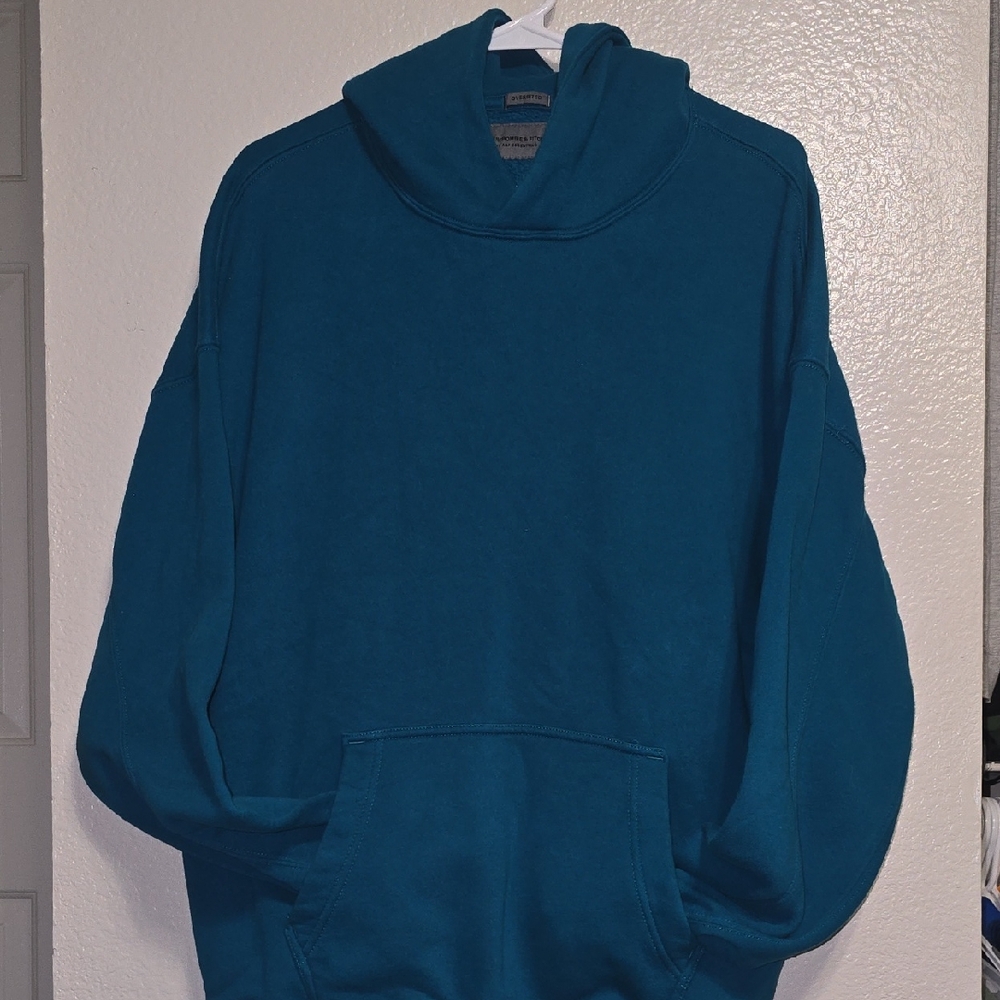 Abercrombie & Fitch Teal Hoodie Sweater